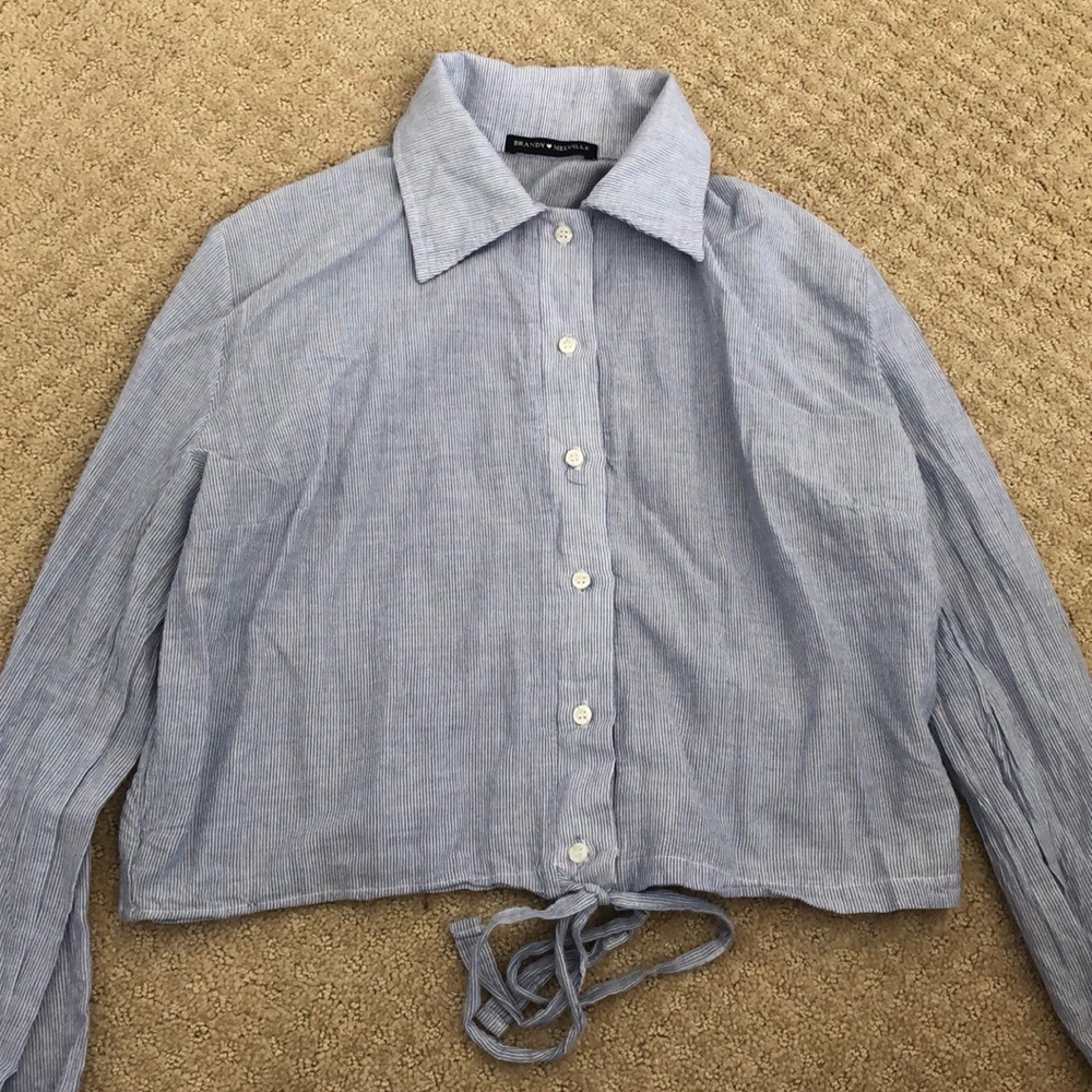 Brandy Melville Button-Down Dress Shirt
